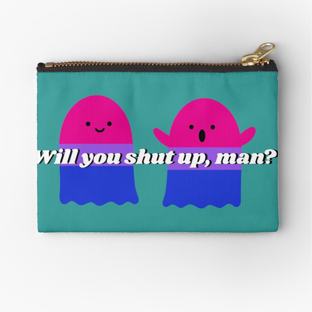 Will you shut up Halloween version design Zipper Pouch