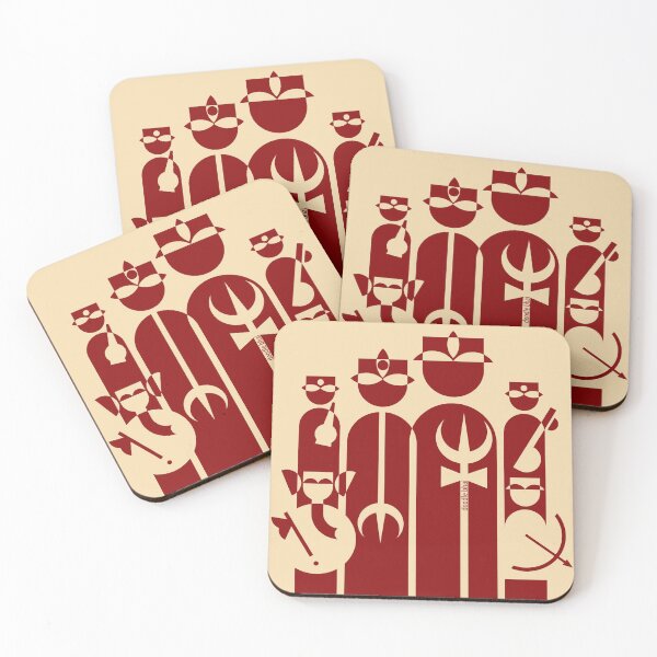 Item preview, Abstract Durga Family designed and sold by Doodlebhai.