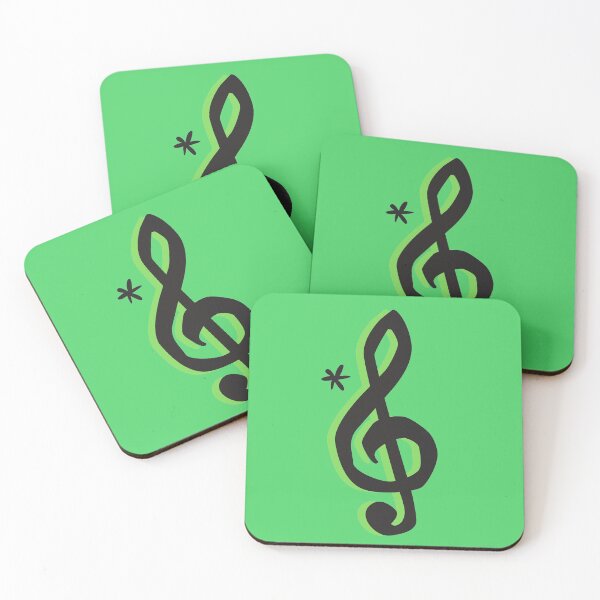 Aperçu de l'œuvre Note de musique (vert) créée et vendue par MattRyanCreates.