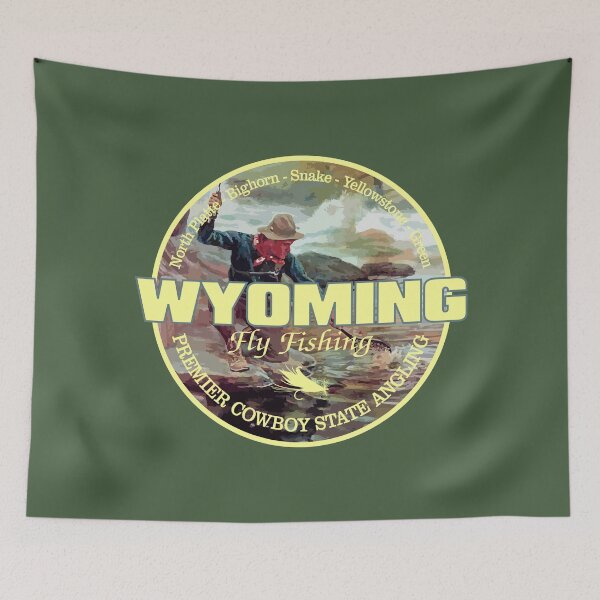 Item preview, Wyoming Fly Fishing (FSH) designed and sold by curranmorgan.