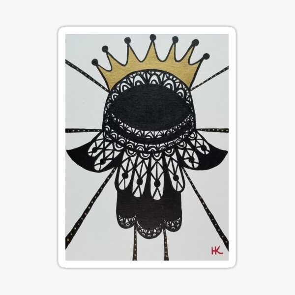 RBG Hamsa by Harriette Knight Sticker