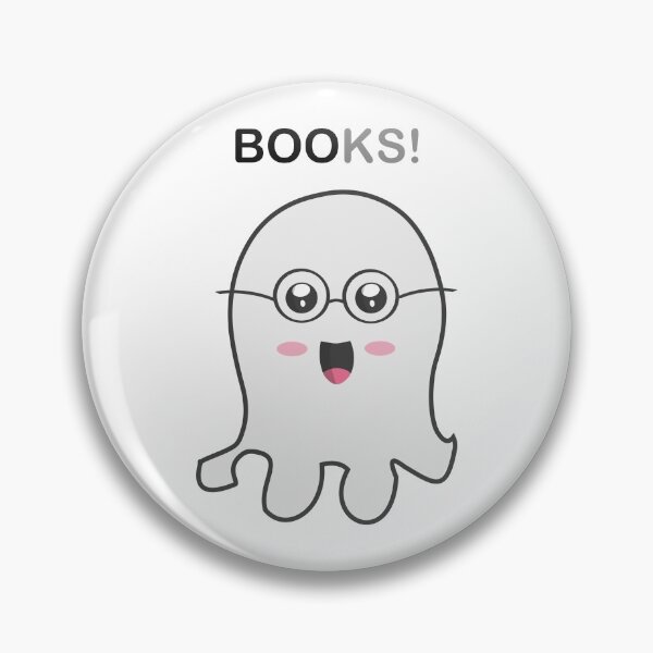 Artikelvorschau, süßer nerdy Bücherwurm Geist halloween entworfen und verkauft von Deegital18.