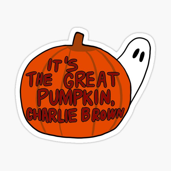 The Great Pumpkin Charlie Brown Sticker
