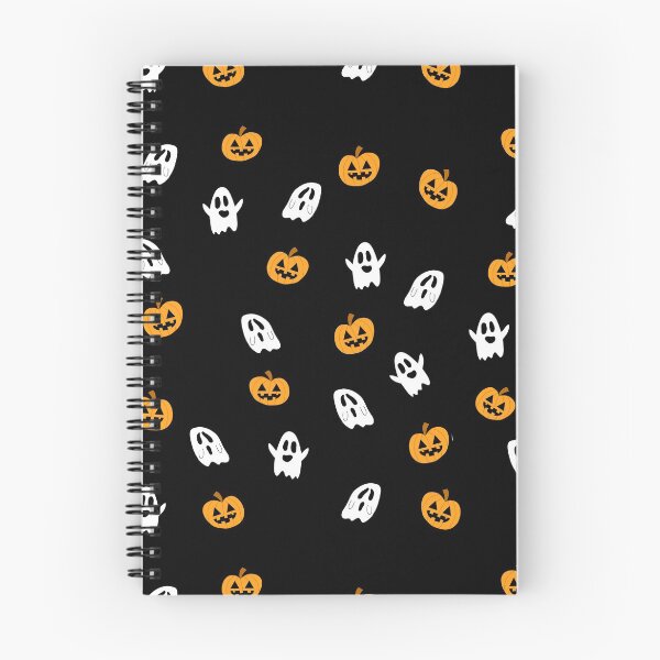 Item preview, Black ghost and pumpkin design designed and sold by heyitslexii.