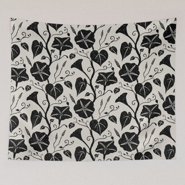 Item preview, Black Moonflower creeper on neutral designed and sold by misentangled.
