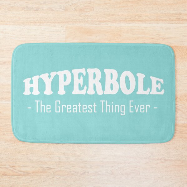 Item preview, Grammar Hyperbole exaggeration  designed and sold by Castore design.