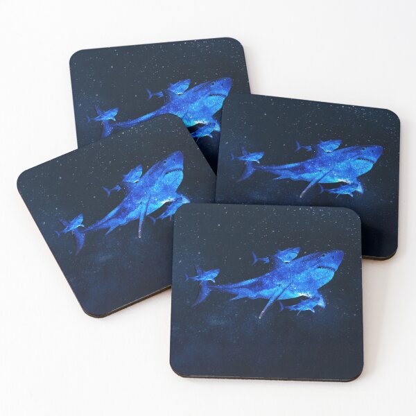 Item preview, Shark Night Sky designed and sold by EGIT.