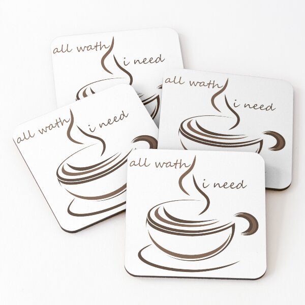 Item preview, cafe is all wath i need t-shert designed and sold by Yassirkhali.
