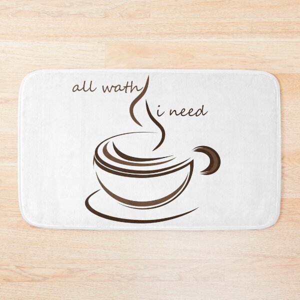 Item preview, cafe is all wath i need t-shert designed and sold by Yassirkhali.