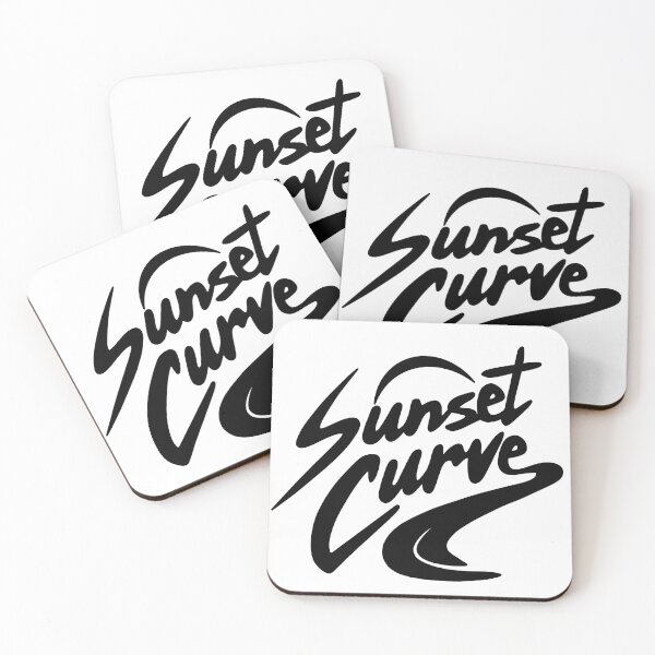 Item preview, Sunset Curve Black designed and sold by letteringolivia.