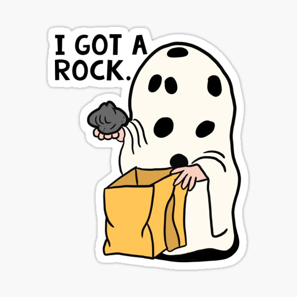 I got a rock Charlie Brown Sticker