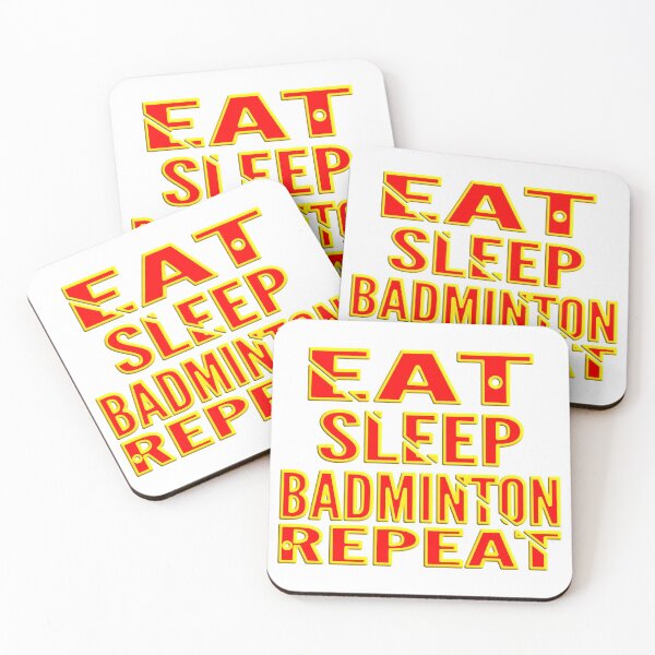Aperçu de l'œuvre  MANGER DORMIR BADMINTON RÉPÉTER créée et vendue par Ralek.