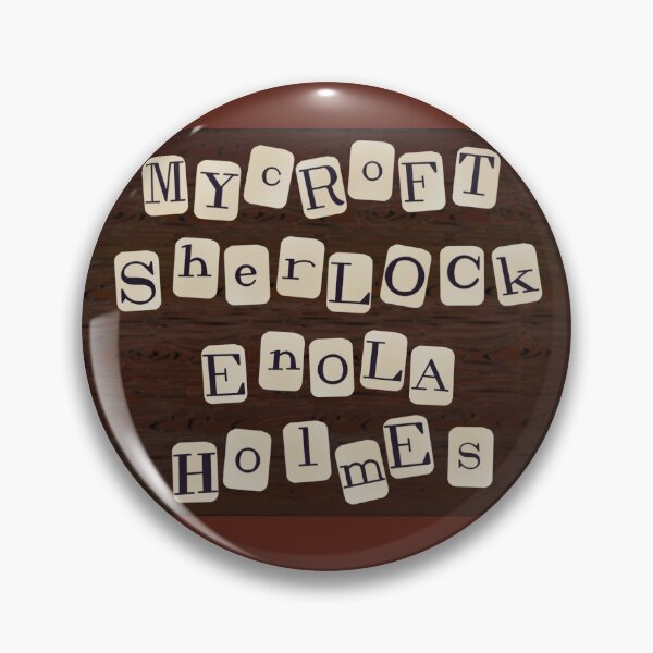 Item preview, Sherlock Mycroft Enola Holmes Name Tiles designed and sold by RISEHIGHER.