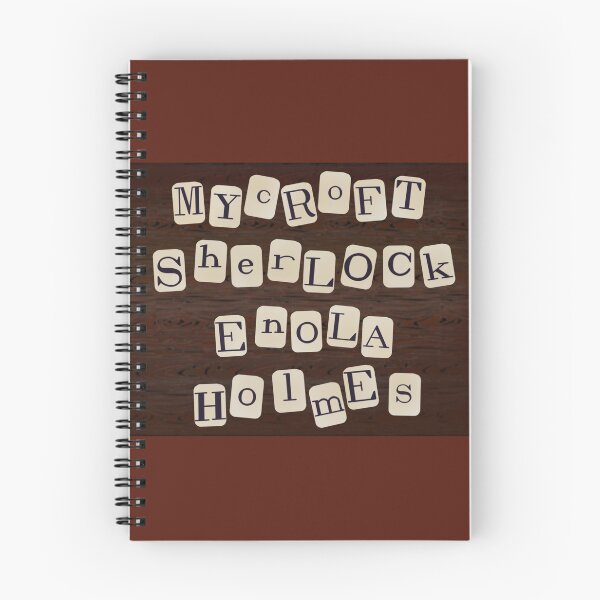 Item preview, Sherlock Mycroft Enola Holmes Name Tiles designed and sold by RISEHIGHER.
