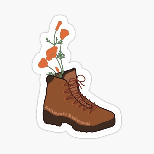 Item preview, California Redwoods Hiking Boot | Poppy | Hike | Adventure designed and sold by TimberAndSeaCo.