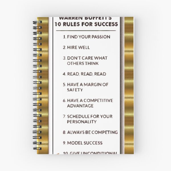 Item preview, Warren Buffet 10 Rules designed and sold by Bubblepoor.