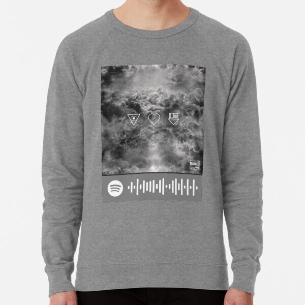 The Neighbourhood Sweater Weather Spotify scan tag Lightweight Sweatshirt