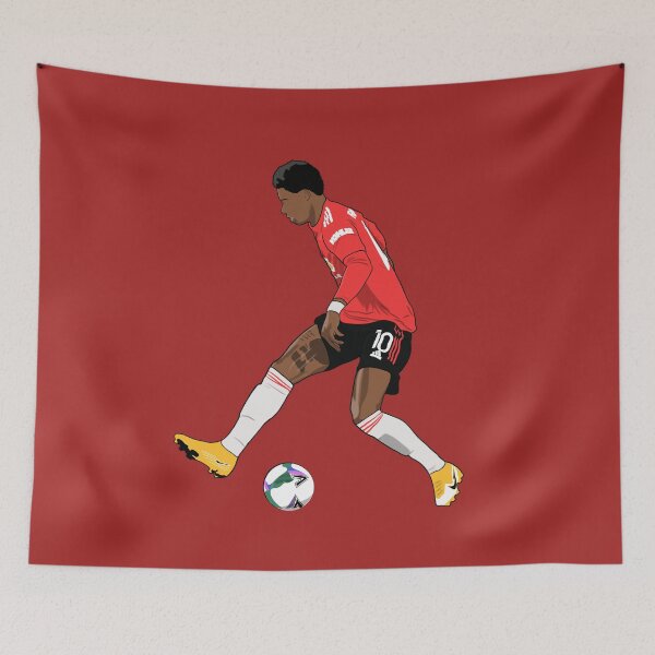 Aperçu de l'œuvre Marcus Rashford MUFC Stepover créée et vendue par Hevding.