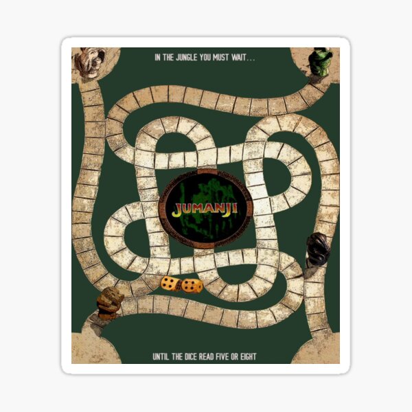 Jumanji Sticker By Nickmay3r Redbubble