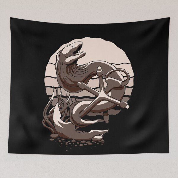 Item preview, Illustration Design | Moray Eel and Anchor designed and sold by TMBTM.