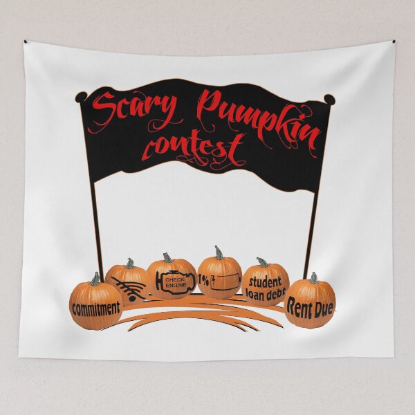 Item preview, Scary Pumpkin Contest designed and sold by BoxOfGraphics.