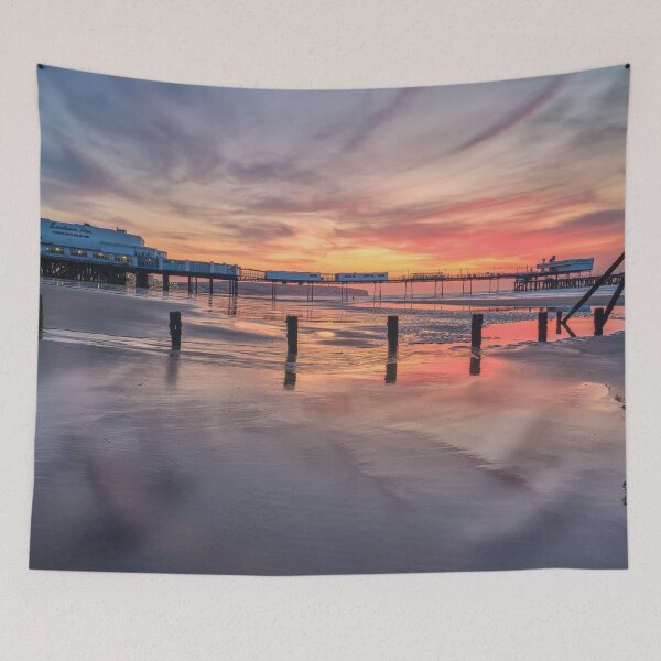 Item preview, Sandown Pier Sunrise iv designed and sold by manateevoyager.