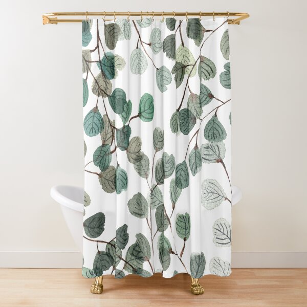 Eucalyptus Leaf Shower Curtains | Redbubble