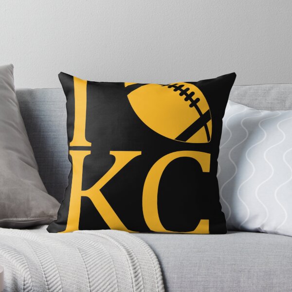 Sunday Funday I Love Kansas City Football Throw Pillow