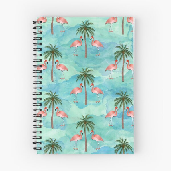 Item preview, Flamingo And Palm Tree Pattern designed and sold by KeeganCreations.