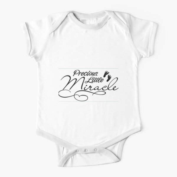 Precious Little Miracle Newborn/Toddler Baby Vest Gift Bodysuit/Grow  Boys Girls 