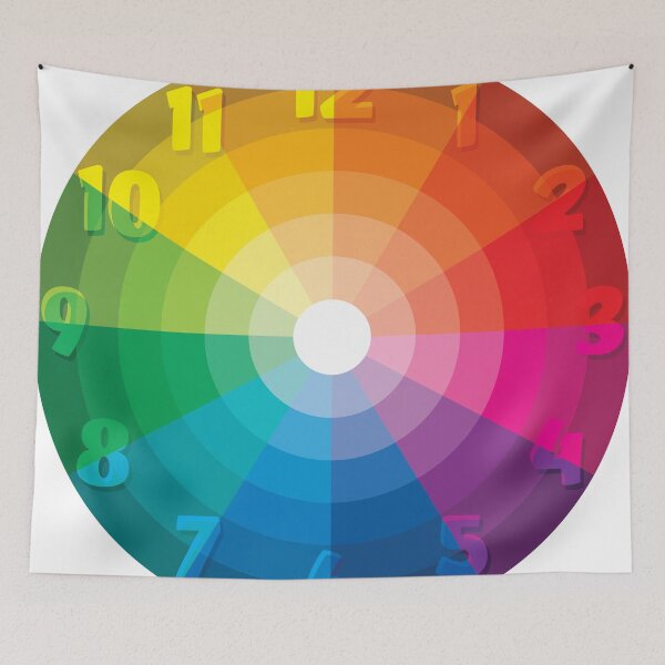 Item preview, Color Circle Spectrum Clock designed and sold by portokalis.