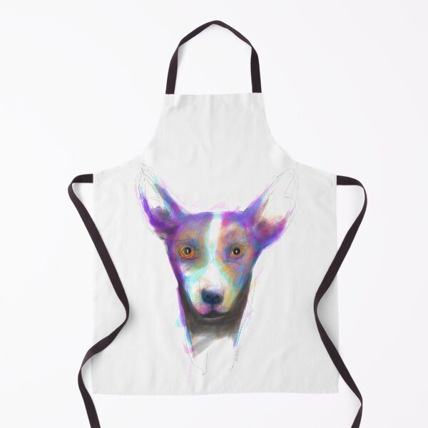 Item preview, The Podenco, Portrait of the cutest dog breed designed and sold by Smurfypixels.
