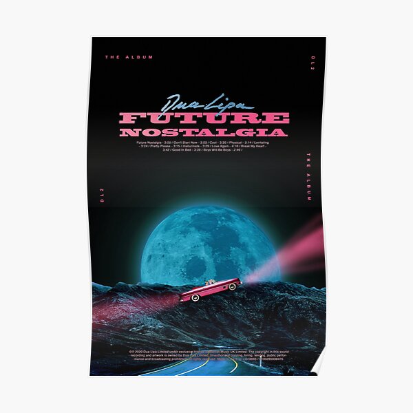 Dua MoonLipa Nostalgie Poster