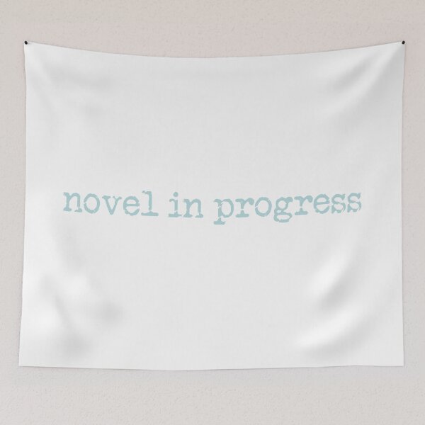 Item preview, novel in progress in sea green designed and sold by TeaRoseWriter.