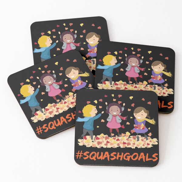Item preview, Happy girls leaping in autumn leaves designed and sold by Favegiftings1.