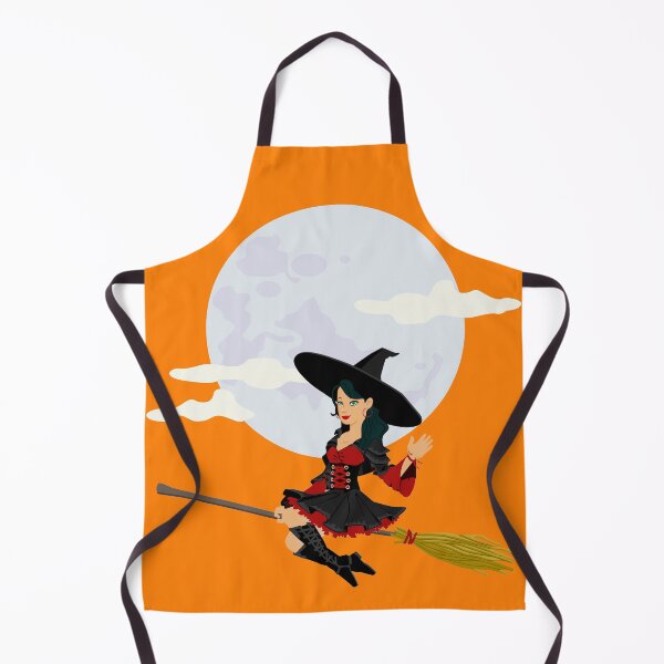 Item preview, witch on a broom designed and sold by Bhavna111.