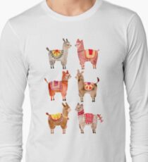 Camiseta de manga larga Alpacas