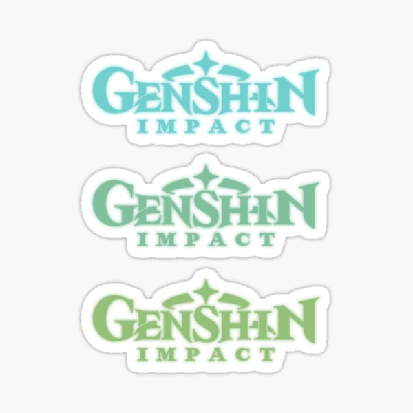 Genshin Impact Glowing Sticker Sticker