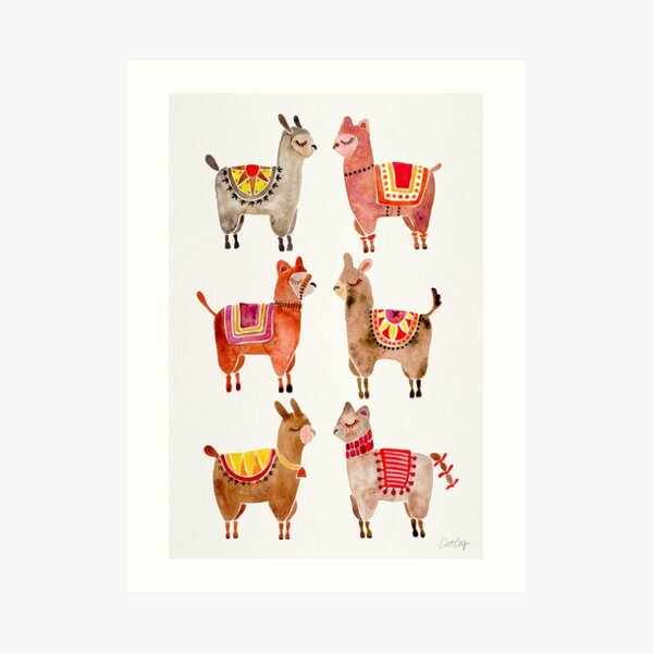 Alpacas Art Print