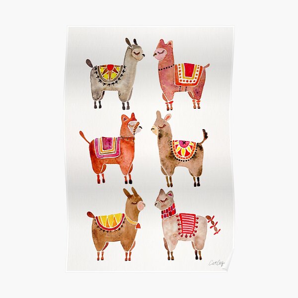 Alpacas Póster