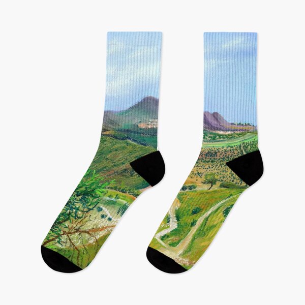 Item preview, Mount Meron view from Safed Israel designed and sold by Melvyn Kahan.