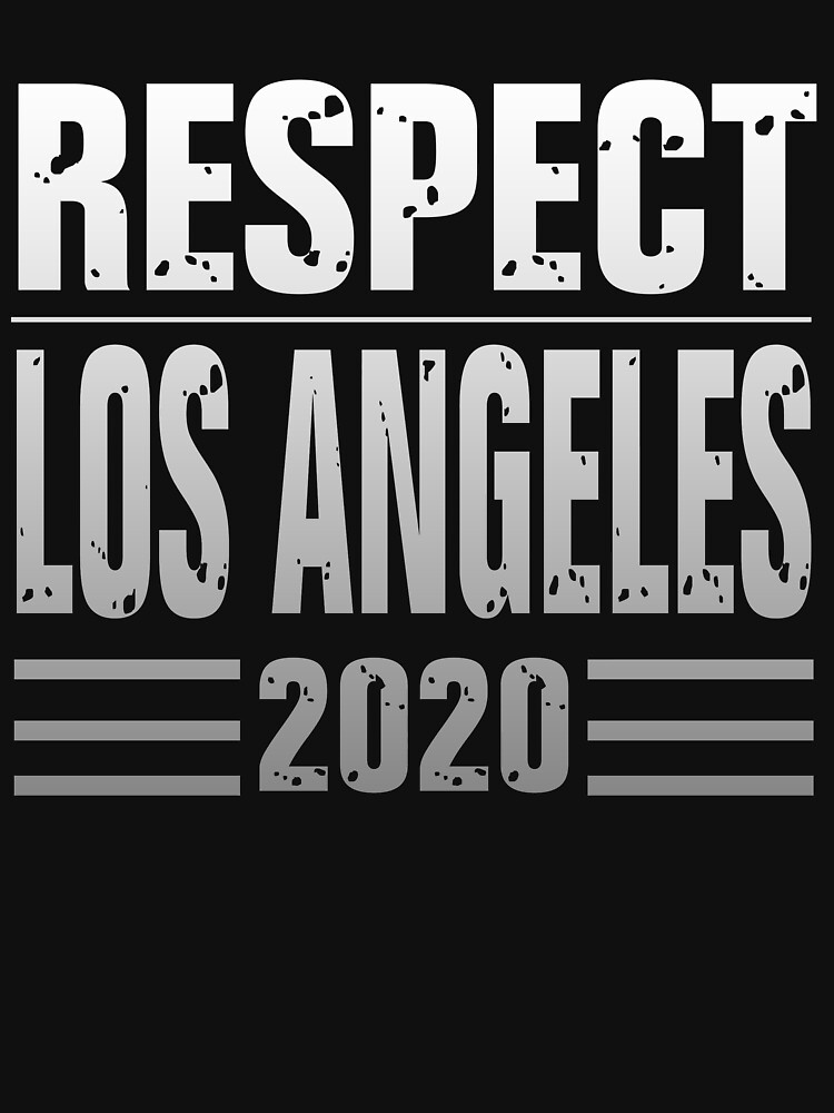 Respect Los Angeles T-Shirt, Los Angeles Dodgers - Dodgers Postseason -  Breakingz Apparel