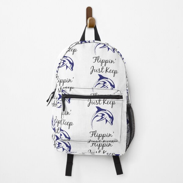 Item preview, Just Keep Flippin' With Blue Dolphin designed and sold by 4AllTimes.