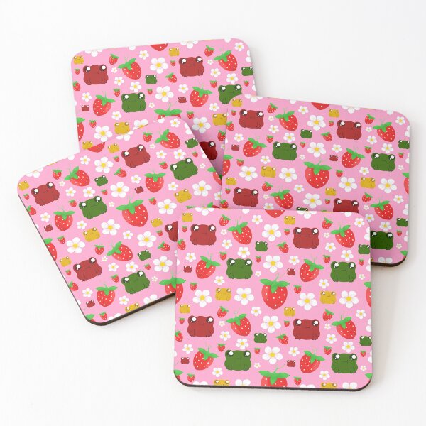 Item preview, Strawberry frog pattern designed and sold by imadedthese.