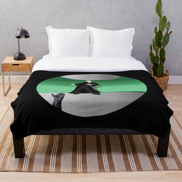 Green DM Robes FL Throw Blanket
