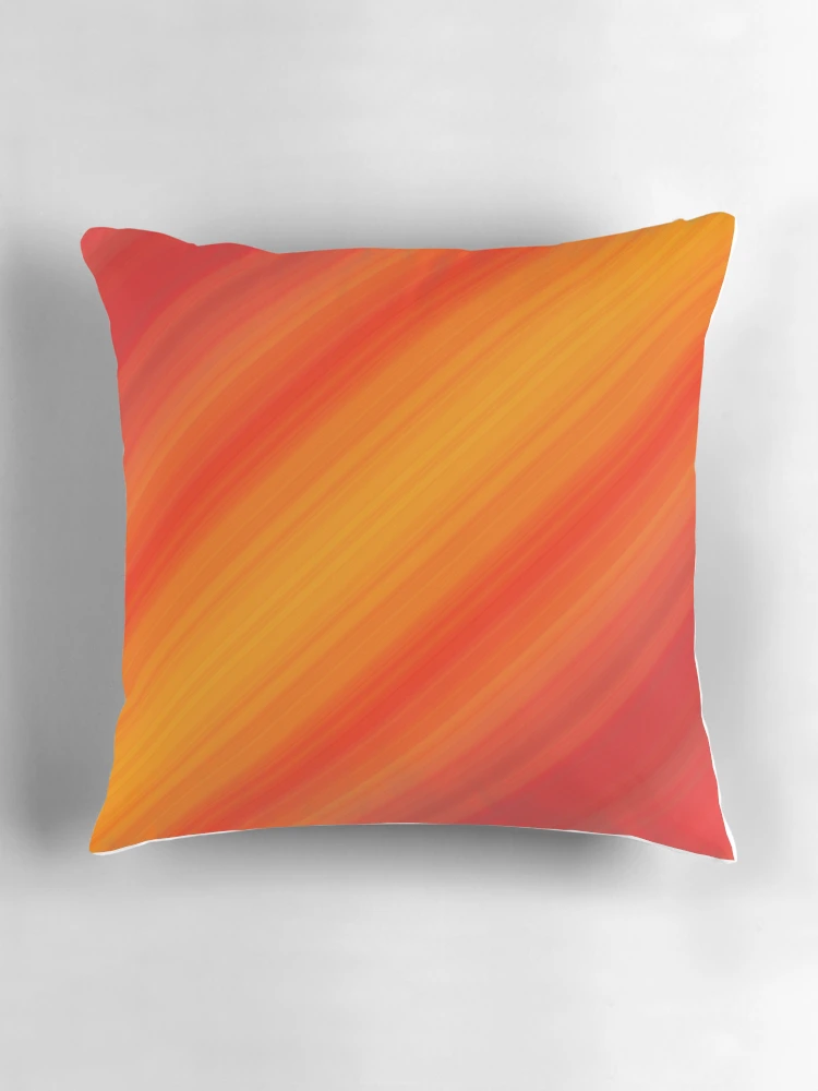 Thumbnail 3 of 4, Pillow, Orange Line Sunset Pattern designed and sold by DesignCodeStore.