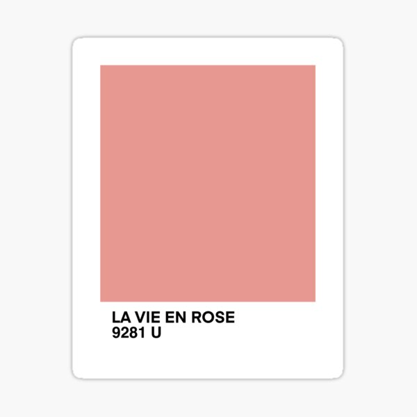 pantone la vie rn rose color