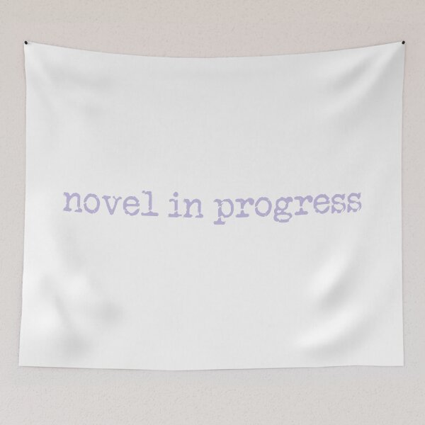 Item preview, novel in progress in lavender designed and sold by TeaRoseWriter.