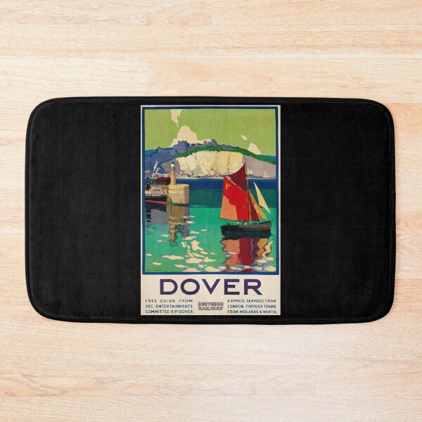 Item preview, Dover retro poster designed and sold by CorasPosters.