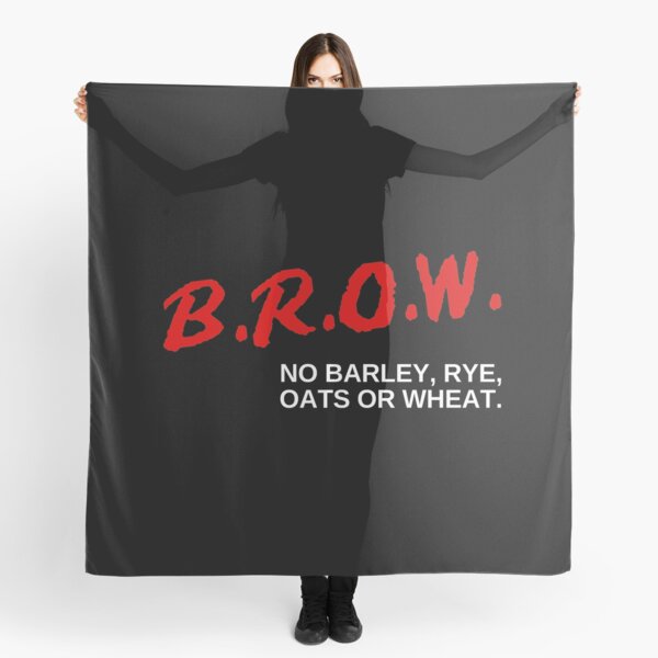 Artikel-Vorschau von Glutenfreies „B.R.O.W.“-Akronym, designt und verkauft von AllergyClub.